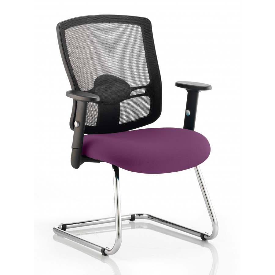 Portland Mesh Bespoke Cantilever Boardroom Chair